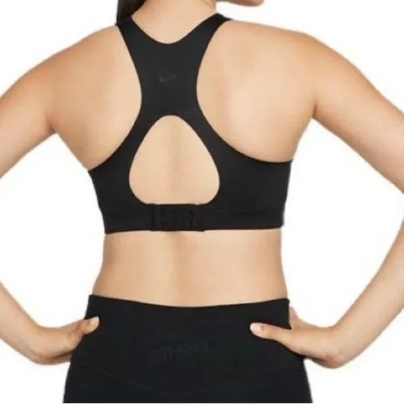 Nike Dri-FIT Alpha Womens High Support Padded Zip-Front L Sports Bra C-E Cup EUC - Picture 4 of 16